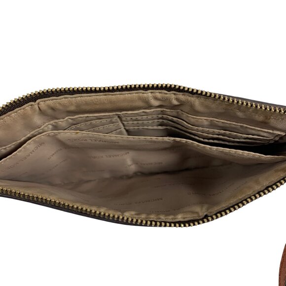 Michael Kors Jet Set Go MK Logo TZ Clutch Wristlet Illustration Collection Fly - Picture 11 of 12